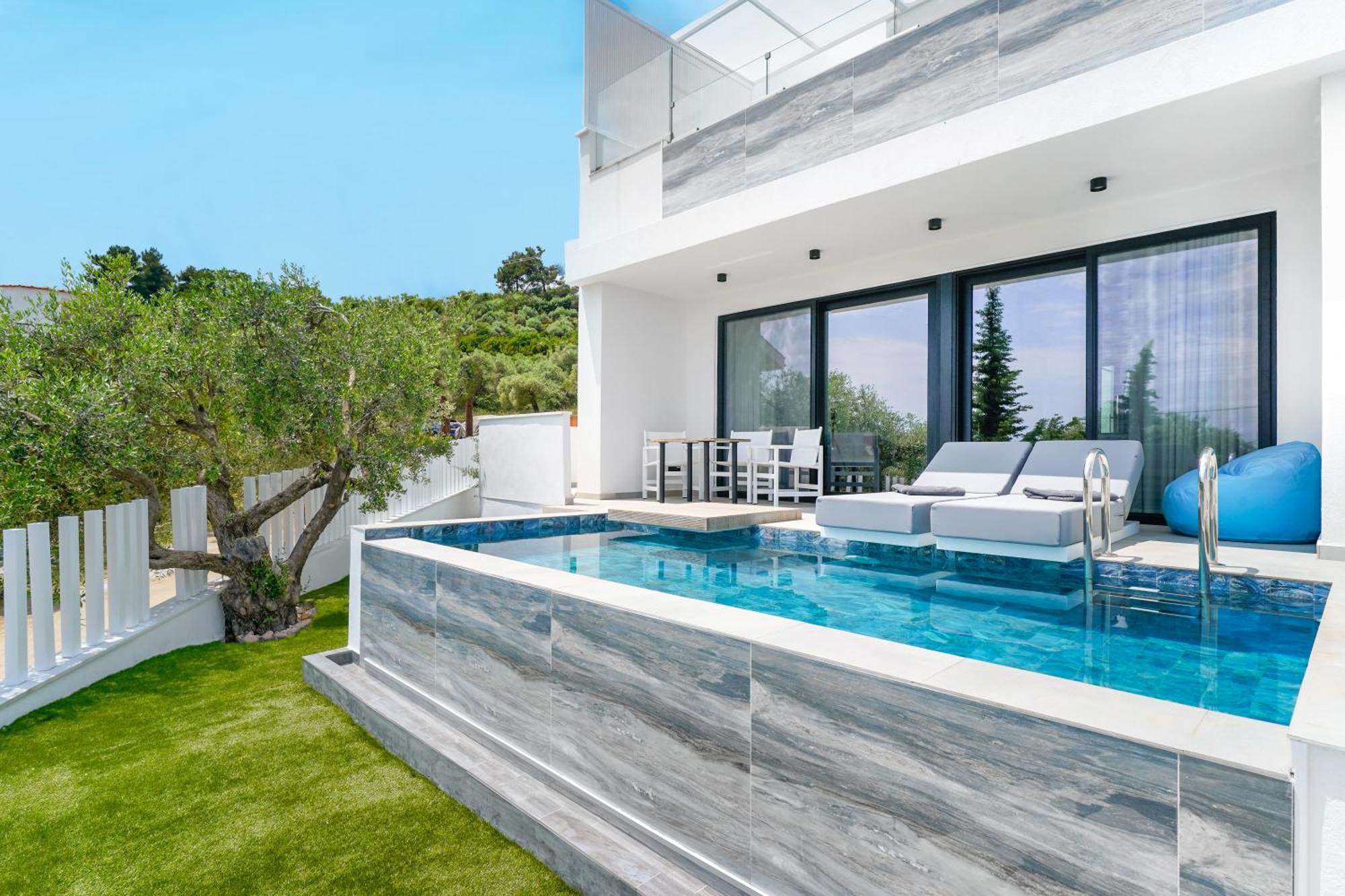 Mythodea Prive Luxury Suites Chrysi Ammoudia Ngoại thất bức ảnh