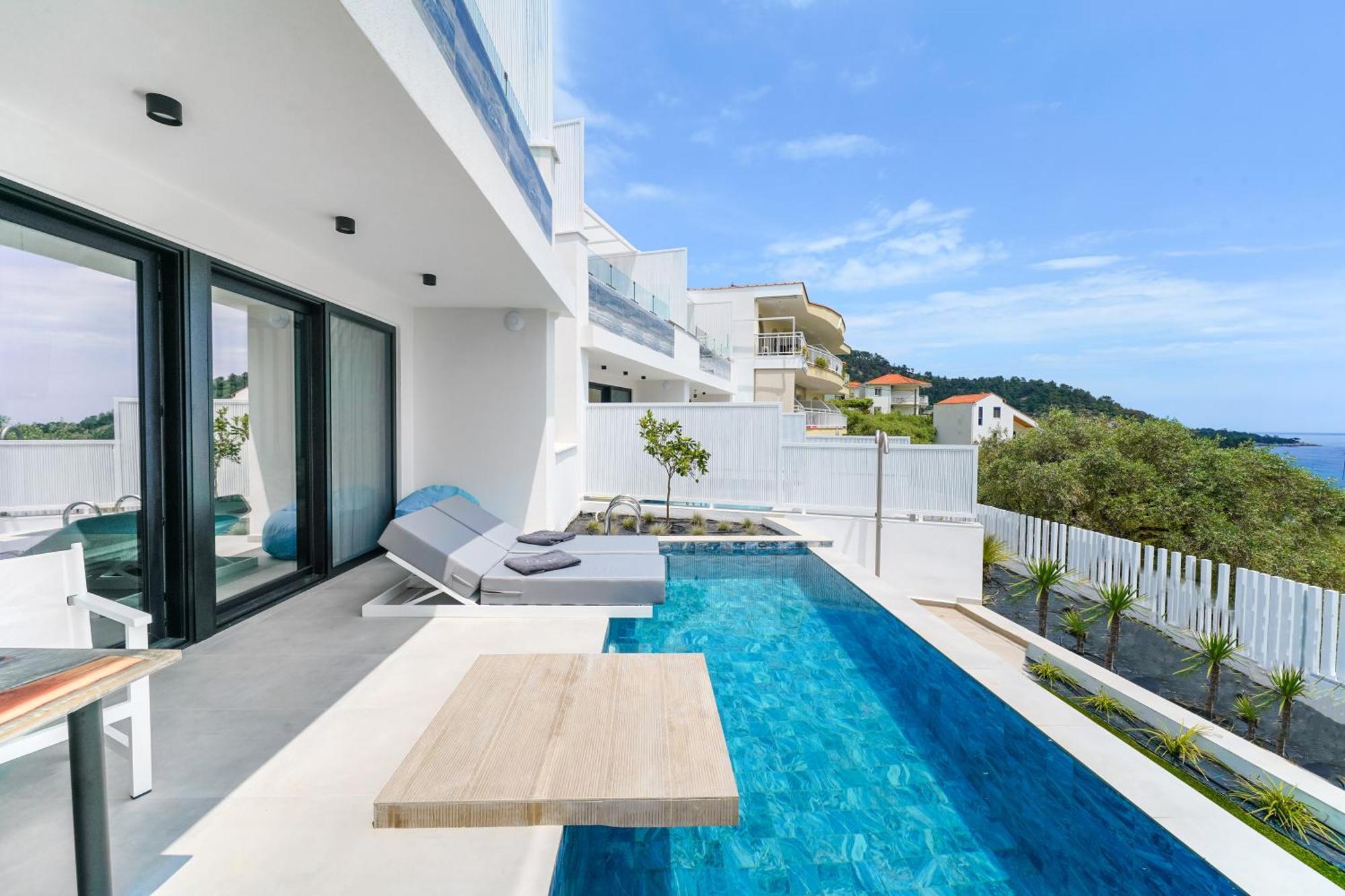 Mythodea Prive Luxury Suites Chrysi Ammoudia Ngoại thất bức ảnh